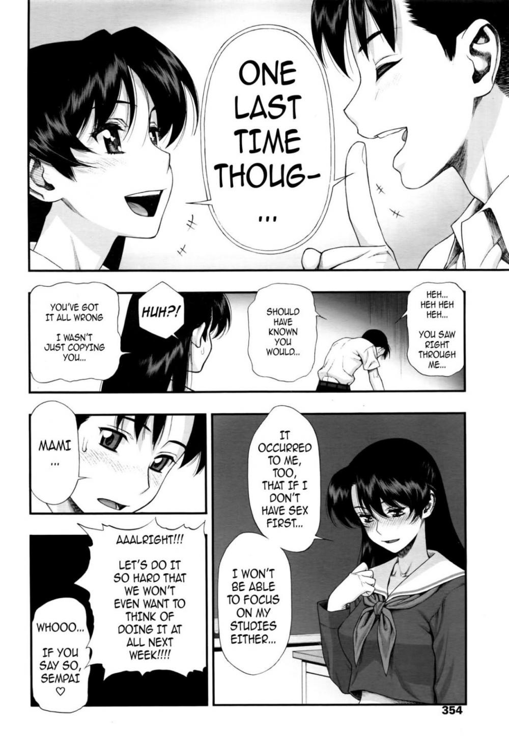 Hentai Manga Comic-Temptation Before The Test-Read-4